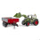 Bruder Fendt Vario 211 tractor with loader and trailer 2