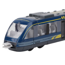 Blue Alloy Train Model Toy - Perfect Birthday Gift for Kids