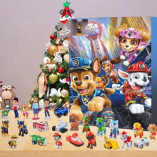 Paw Patrol Weihnachten Adventskalender 24 Geschenke Box Spielzeug Festivals Puppe Countdown