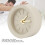 Concrete & Copper Silent Alarm Clock, 10cm Diameter, Lightweight 4