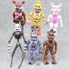 6 pezzi Five Nights At Freddys serie 2 incubo action figure giocattolo gioco bambole