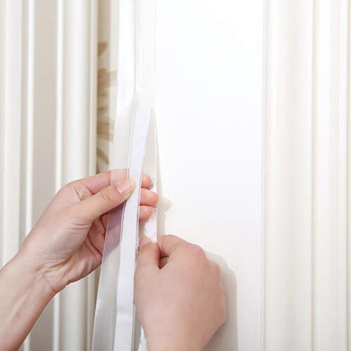 25mm x 5m Self Adhesive Silicone Weather Stripping for Doors & Windows 2