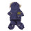 Hundekapuzenmantel XS blau Baumwoll-Polyester 10