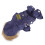 Hundekapuzenmantel XS blau Baumwoll-Polyester 15