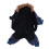 Hundekapuzenmantel XS blau Baumwoll-Polyester 2