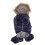 Hundekapuzenmantel XS blau Baumwoll-Polyester 16