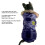 Hundekapuzenmantel XS blau Baumwoll-Polyester 5