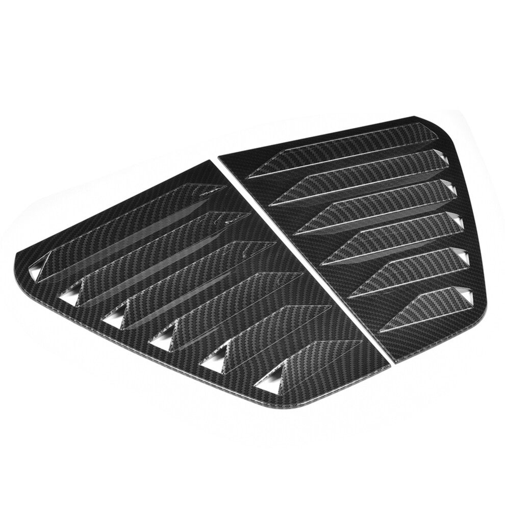 Pair Of Side Vent Window Scoop Louver Trim Car 9121376694721