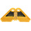 Heavy Duty Plastic Double Featherboard for Trimmer Router Table Saw Use 5