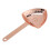 Colador de cóctel triangular recubierto de cobre 98g 16