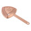 Colador de cóctel triangular recubierto de cobre 98g 6