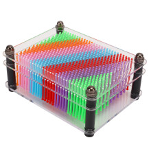 3D-Pin-Skulptur Handabdruck Gesichtsmodell Transparenter Acryl Klon Lustiges Scherzspielzeug für Kinder S