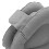 Corrector de Postura de Swing de Golf Inflable de PVC Gris Ajustable Asistente de Práctica 7