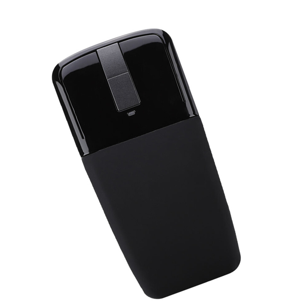 Thin Wireless Arc Mouse - Portable Foldable Design with Touch Surface