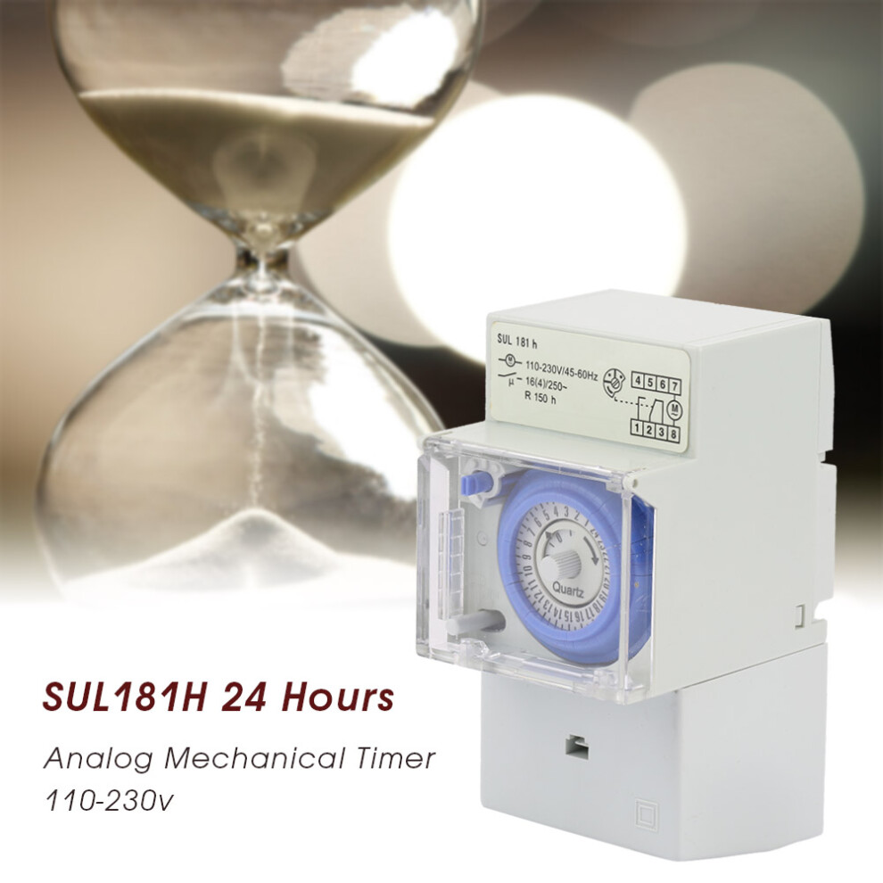 Multi-Functional 110-230V Sul181h 24H Mechanical Timer Switch 9321341389090