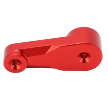 Servo-Hörner aus Aluminiumlegierung CNC-gefräst, anodisierte Oberfläche, leicht austauschbares RC-Zubehör für AXIAL SCX6 1/6, rot