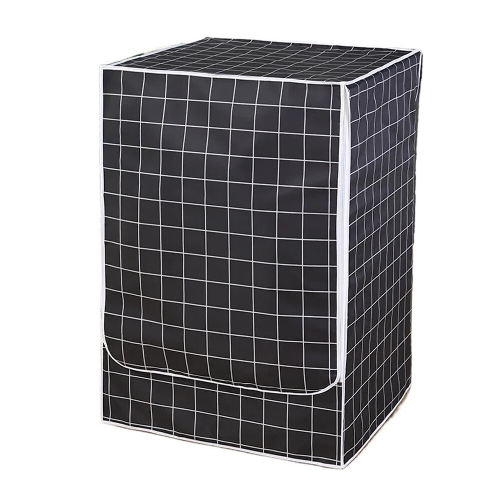 Waschmaschinenabdeckung fÃ¼r Trommel-Waschmaschinen, ReiÃverschluss, FrontÃ¶ffnung, 60x63x85cm, Schwarz-image-OPC-PJMMSXV-NEW