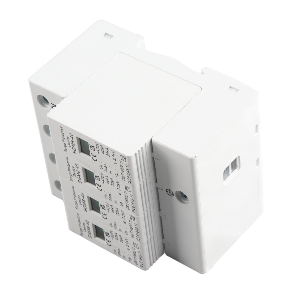 4P 40Ka Low Voltage Surge Protection Device For House Lightning Prevention 6911341389546
