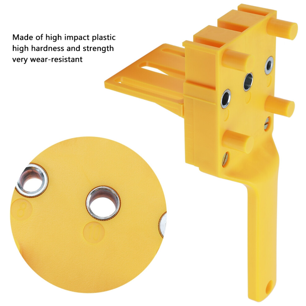 Woodworking Dowelling Jig Drill Bits Handheld Guide For Perfect Joints 3441341391186