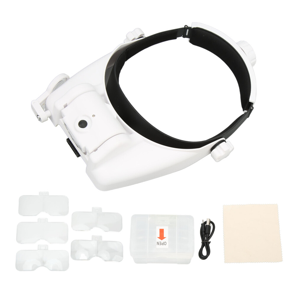 Headband Magnifier 3 LEDs 23 Kinds Magnifications