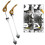 2pcs Road Mountain Bicycle Quick Release Skewers 11