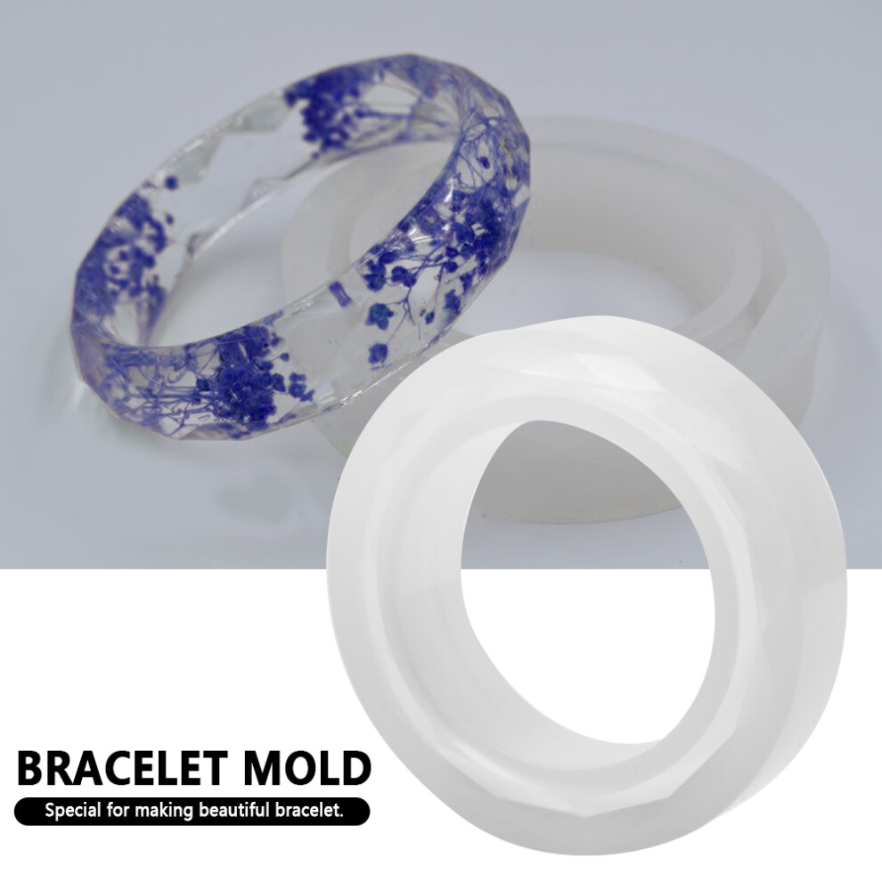 Flexible Silicone Mold For Creating Diamond Pattern Resin Bracelets 6921341392279