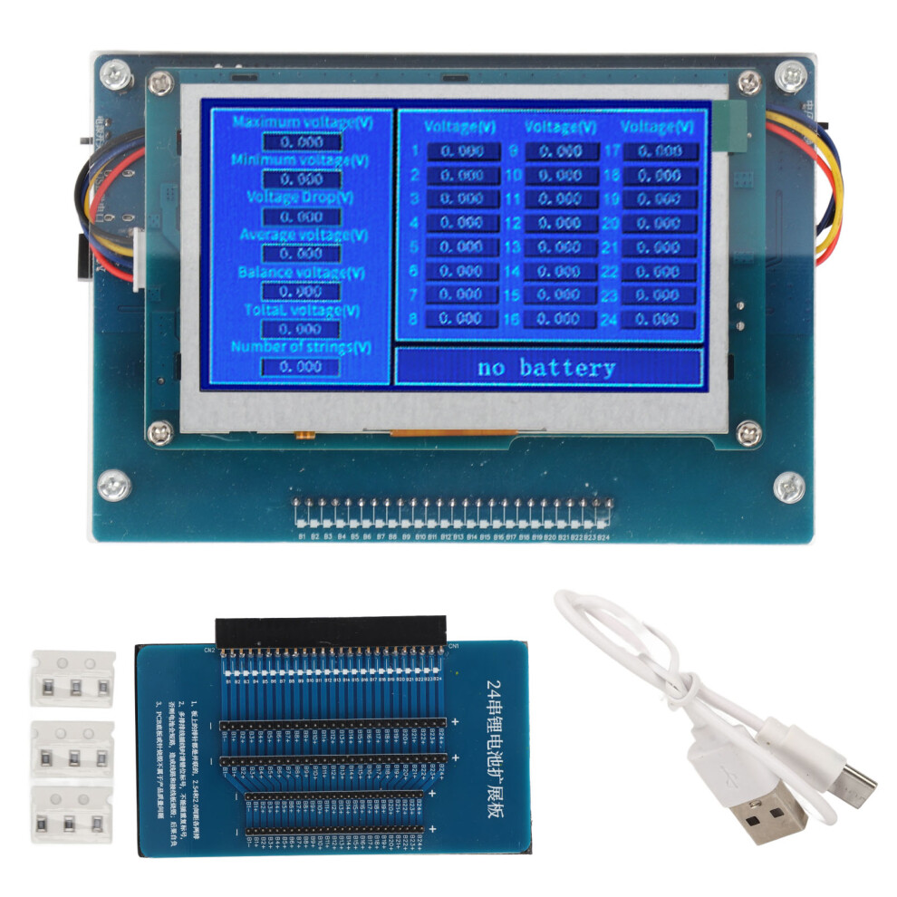1 to 24S Battery Tester Multi Data Display Series