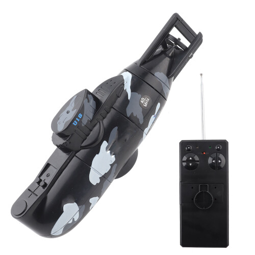 Remote Control Submarine Toy Model 6 Channels Mini Black Infrared Safe 2