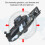 Remote Control Submarine Toy Model 6 Channels Mini Black Infrared Safe 9