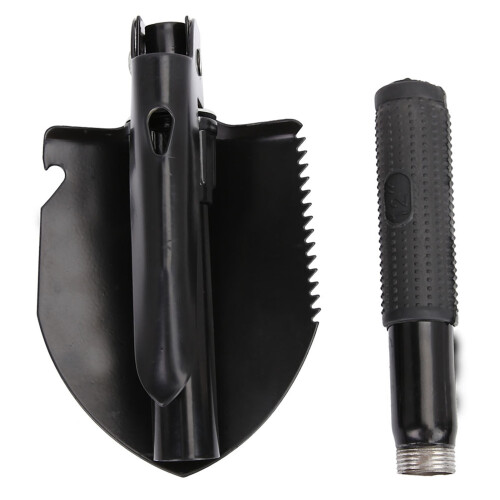Multifunctional Foldable Camping Shovel with Storage Bag Outdoor Emergency Tool