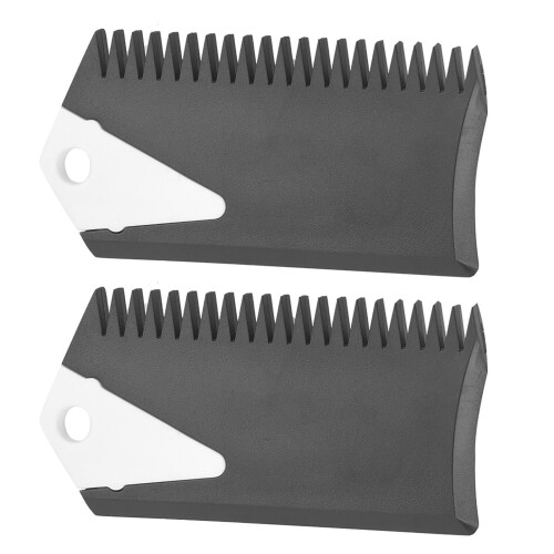 2PCS Durable PVC Wax Comb for Surfboards & Skateboards 2