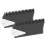 2PCS Durable PVC Wax Comb for Surfboards & Skateboards 16