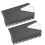 2PCS Durable PVC Wax Comb for Surfboards & Skateboards 1