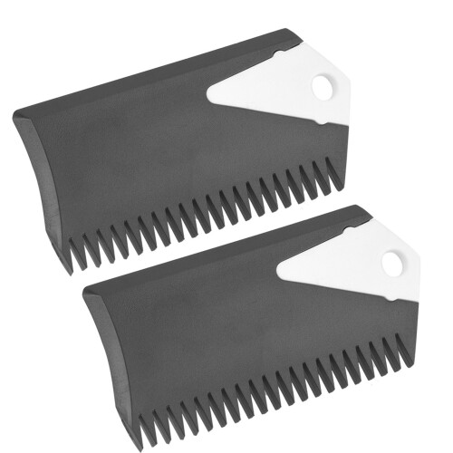 2PCS Durable PVC Wax Comb for Surfboards & Skateboards