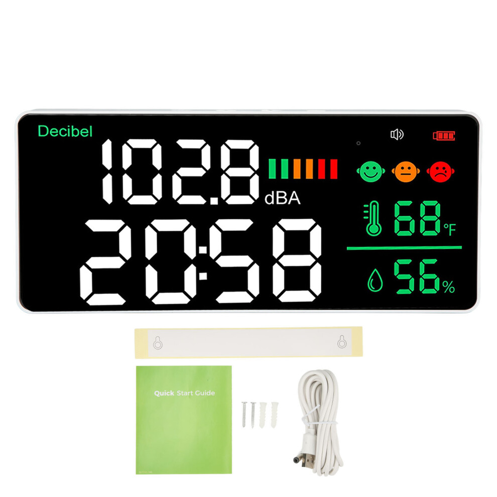 Decibel Meter 30 To 130db Wall Mounted Sound Level