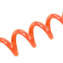 Bodyboard Coiled Wrist Leash 5.5mm 5ft Orange Surf Accessories
