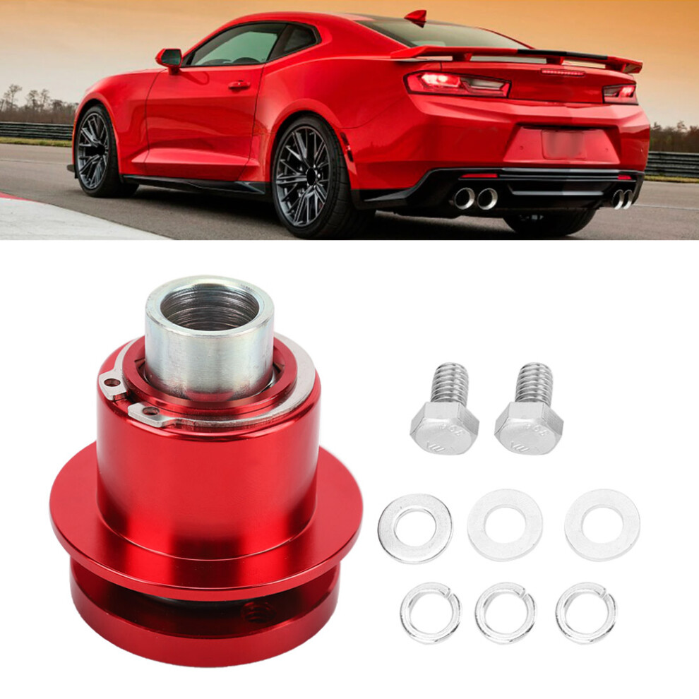 Car Quick Release Steering Wheel Hub Adapter Kit 310Â101 Red 5021341399290
