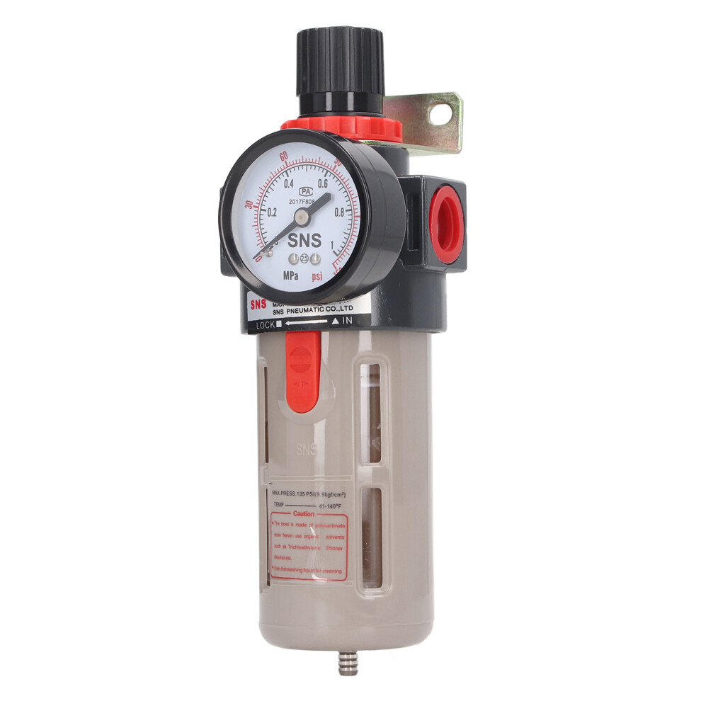 G1/2 Pneumatic Air Filter Reusable 1.0MPA Maximum