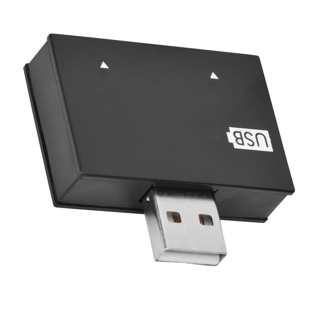 2-Port Usbtwin Charger Converter Adapter For Usb2.0 Devices 1.0M Black 6911341398043