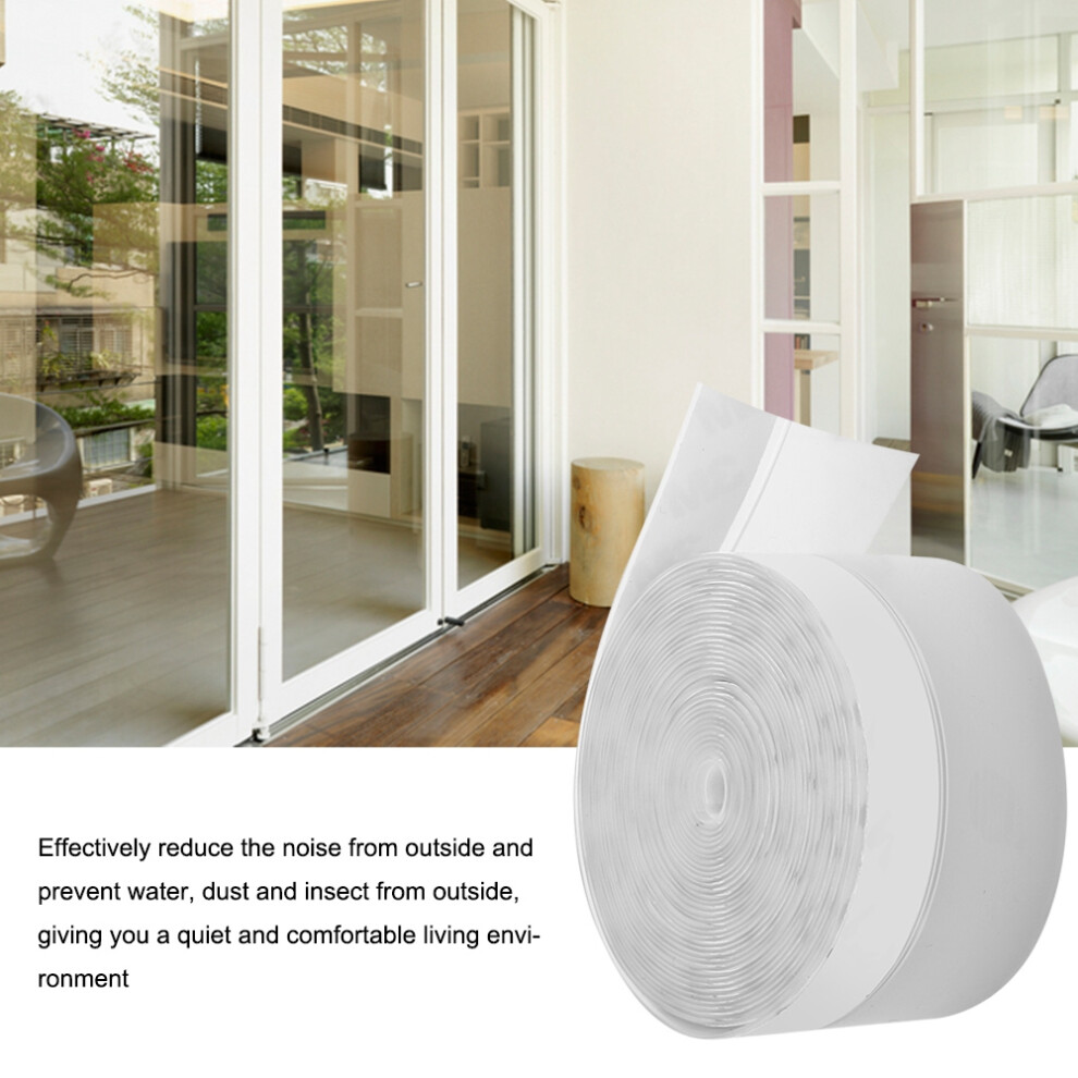 5M Transparent 45Mm Self-Adhesive Soundproof Sealing Strip For Doors & Windows 8441341401644