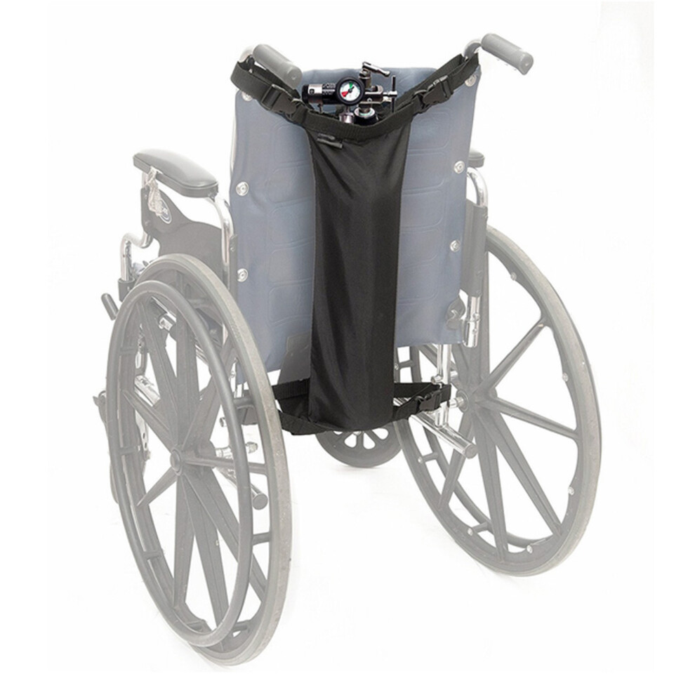 Durable Nylon Wheelchair Oxygen Cylinder Bag 70x25cm Portable