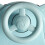 Blue Baby Bath Seat with Round Corners & Triangular Structure for Stable Support 9