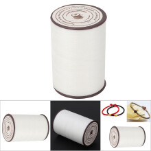 Craft Leather Wax Thread 0.45mm 160m Roll White for Sewing & Knitting Projects