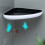 Triangle Waterproof Plastic Corner Rack for Bathroom, Black 4