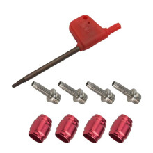 4 x Bicycle Tubes, Connector Inserts, Oil Installation Kits, Brake Fluid Needle Hose Nozzle, Quick Connect Fittings