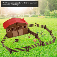 Children Farm Toy Accessories Set Mini Farmhouse Scene Model for Kids