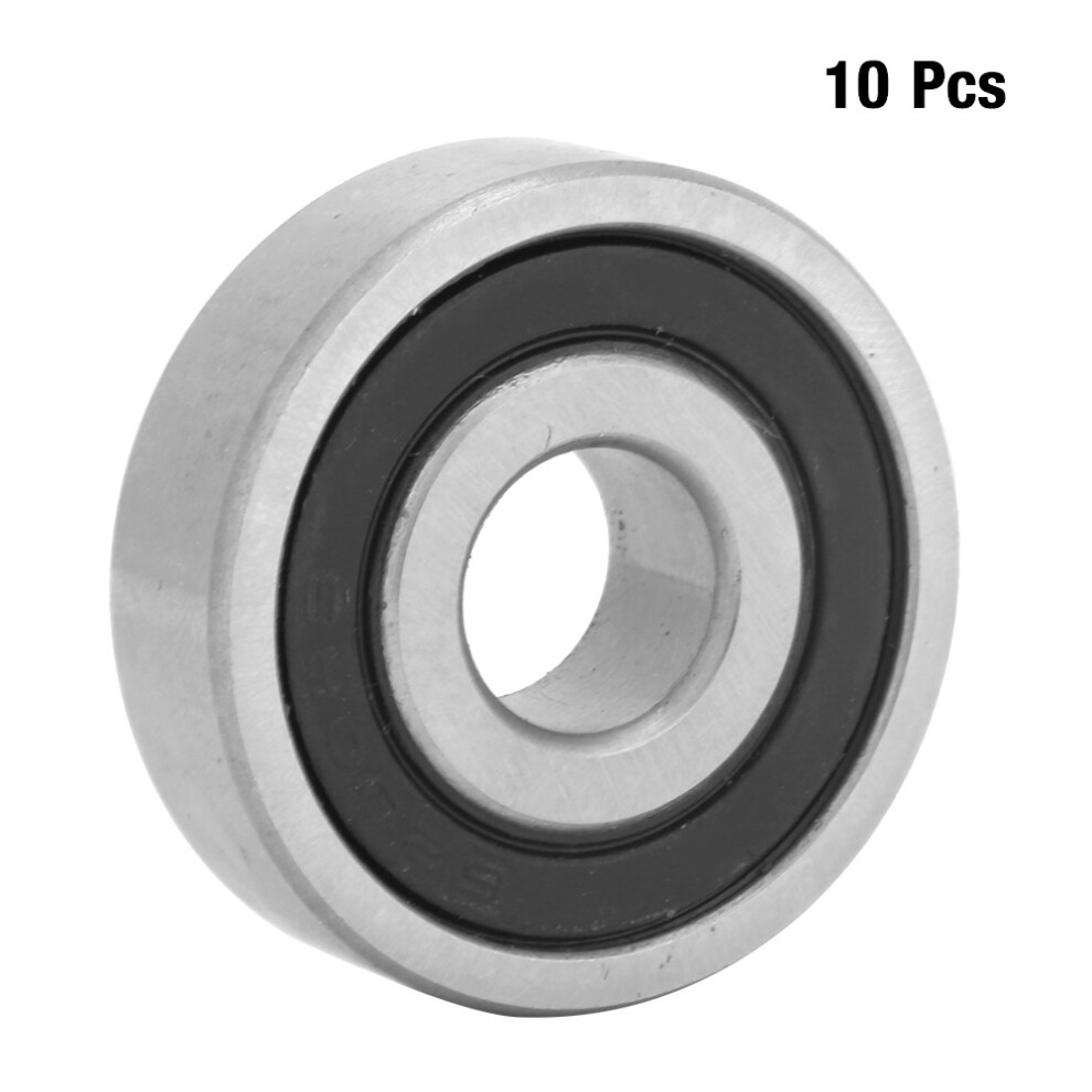 10Pcs 6200Rs Steel Deep Groove Ball Bearings 10Mm Diameter 8231341409586