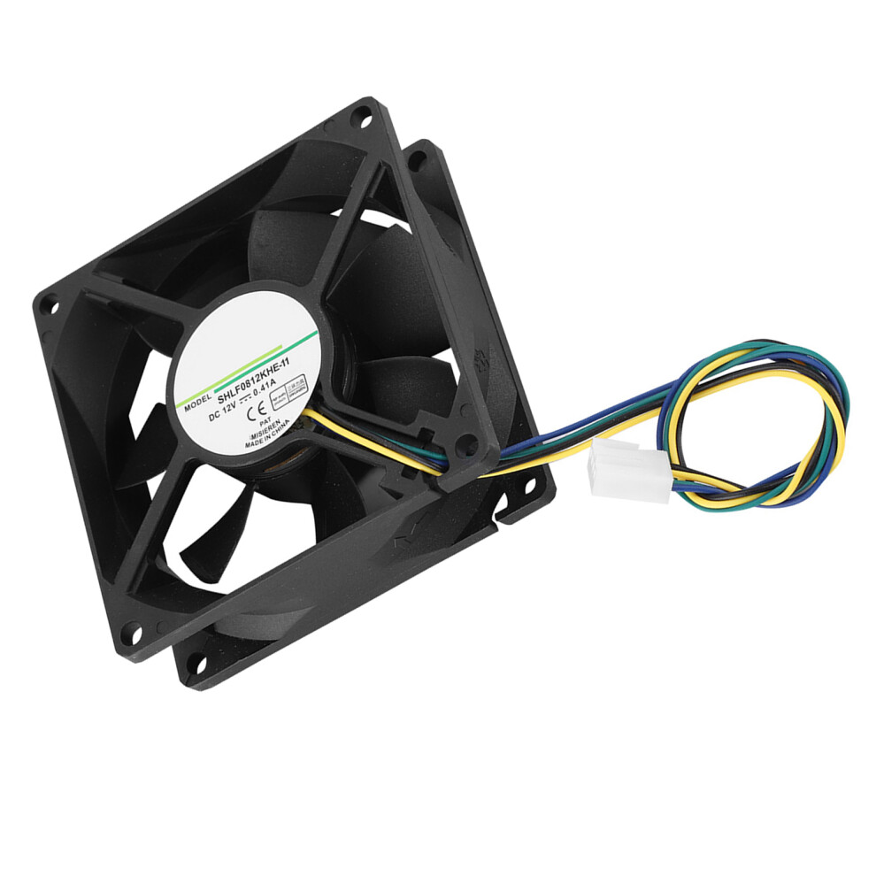 Silent Dc12v 0.41A Pwm Cooling Fan Shlf0812khe-11 - 8Cm Easy Install 8001341411526