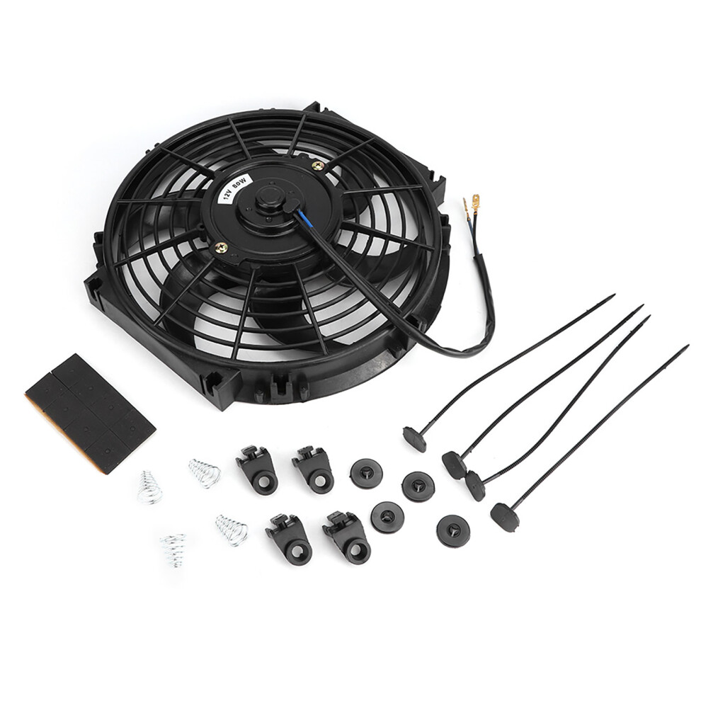 10In Electric Radiator Slim Fan Push/Pull 12V With 9121376700026