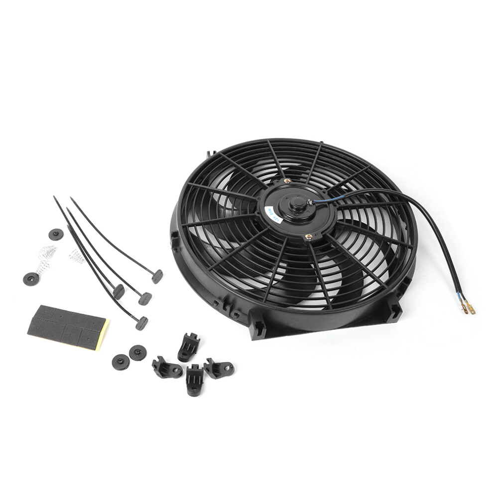 14In Electric Slim Radiator Cooling Fan Assembly 9121376700057